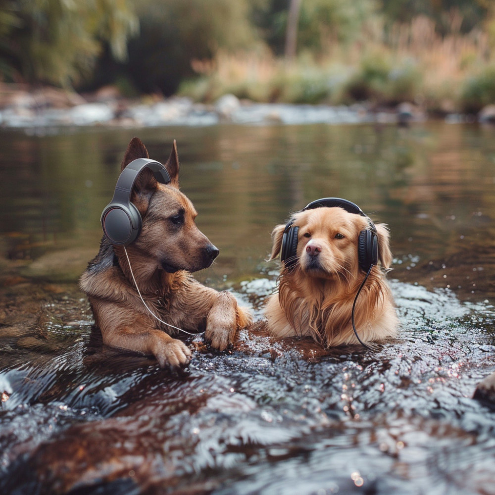Canine's Serene Sound