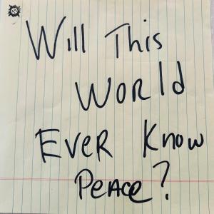 อัลบัม Will this world ever know peace ? (feat. Simon Oslender, Tony Levin & Therese Lott) ศิลปิน Simon Oslender