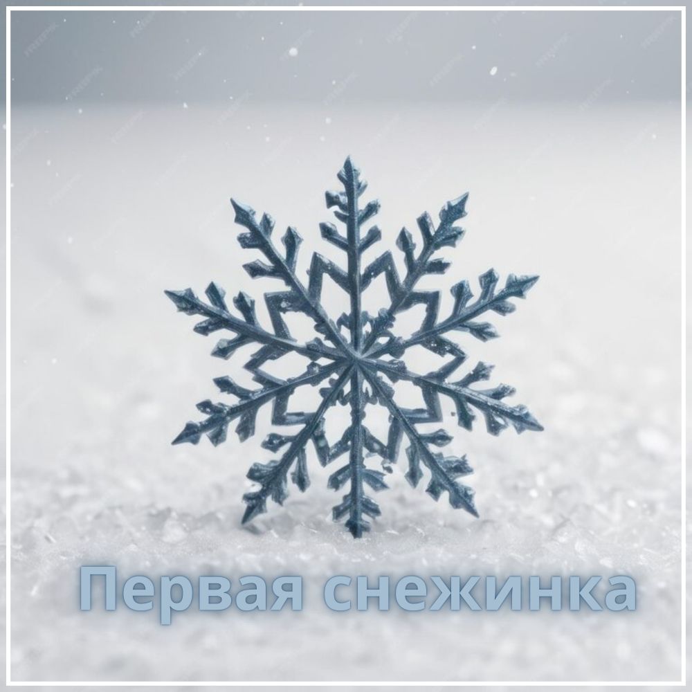 Радуга среди снега