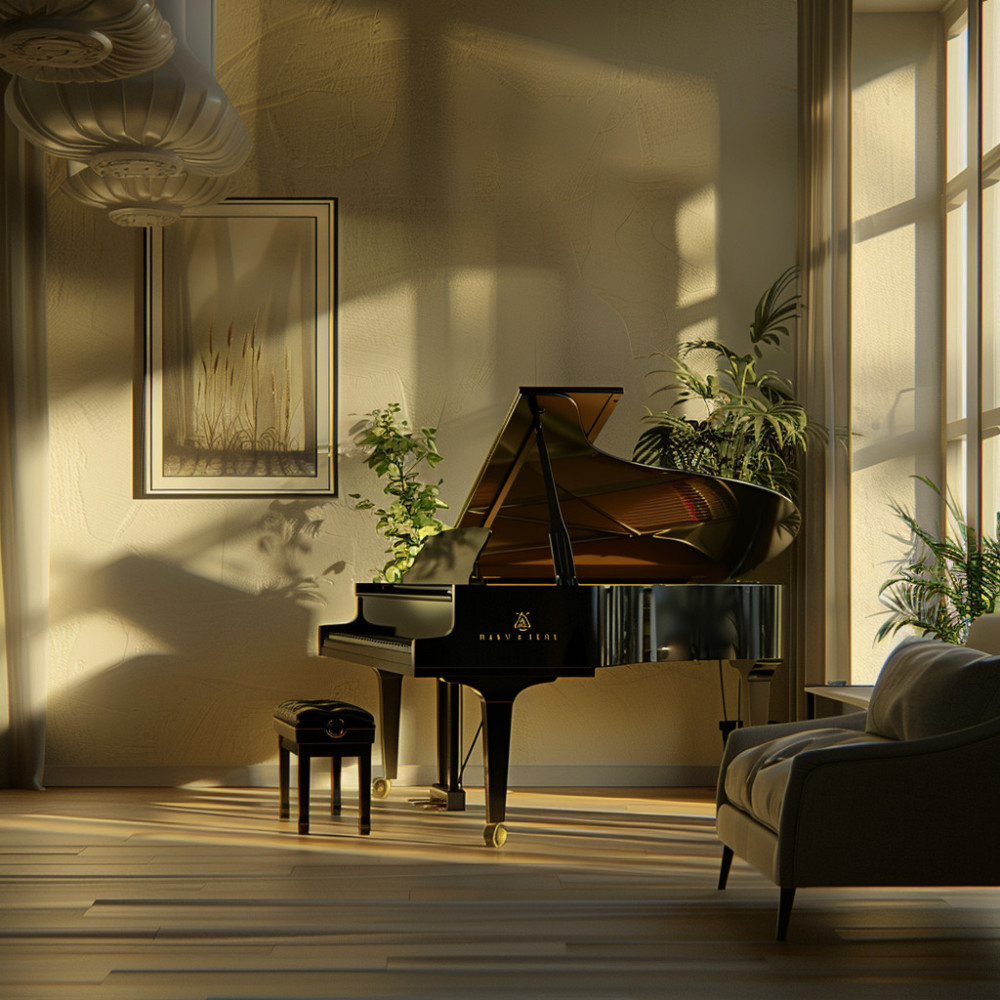 Deep Reflective Piano Harmonies