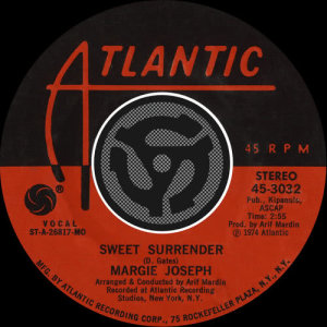 อัลบัม Sweet Surrender / My Love [Digital 45] ศิลปิน Margie Joseph