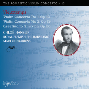 Chloe Hanslip的專輯Vieuxtemps: Violin Concertos Nos. 1 & 2 (Hyperion Romantic Violin Concerto 12)