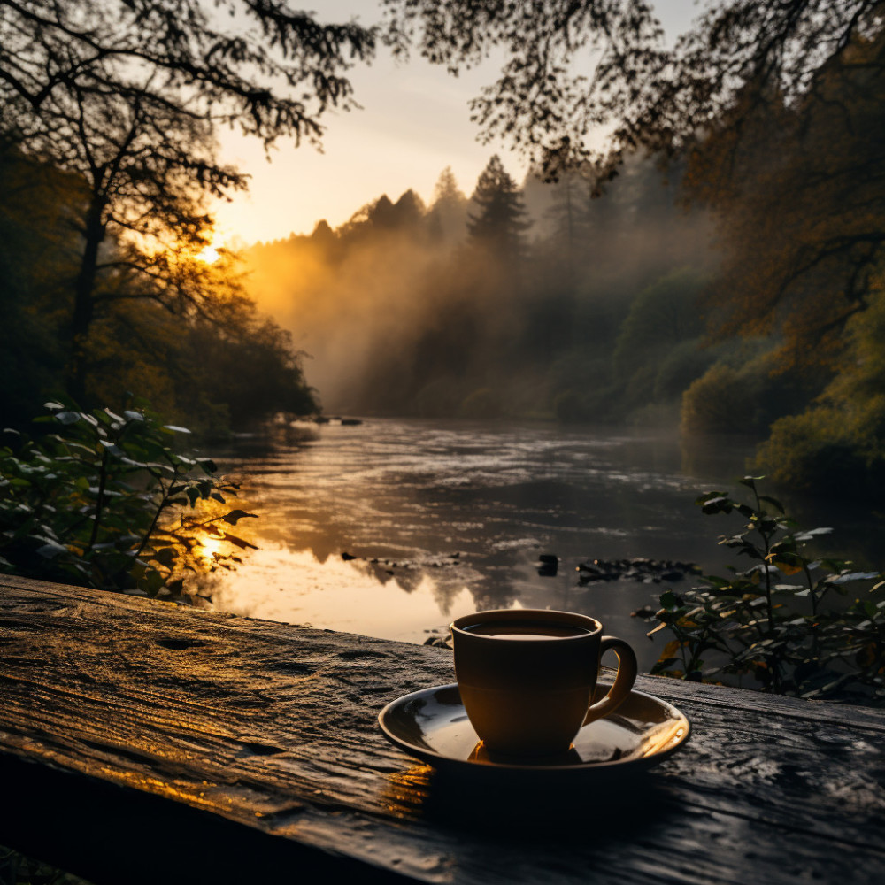 Euforia Del Café Del Río