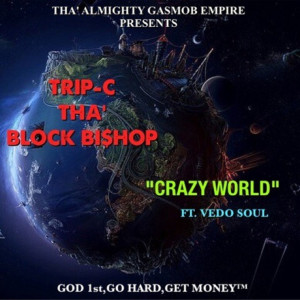 Listen to Crazy World (feat. Vedo Soul) song with lyrics from Trip-C tha' block Bishop