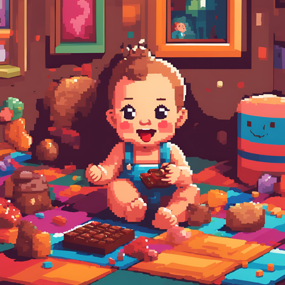 Baby and the Chocolate