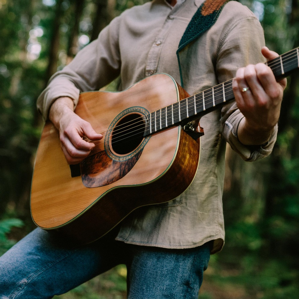 Guitarra Pacífica Para El Atardecer