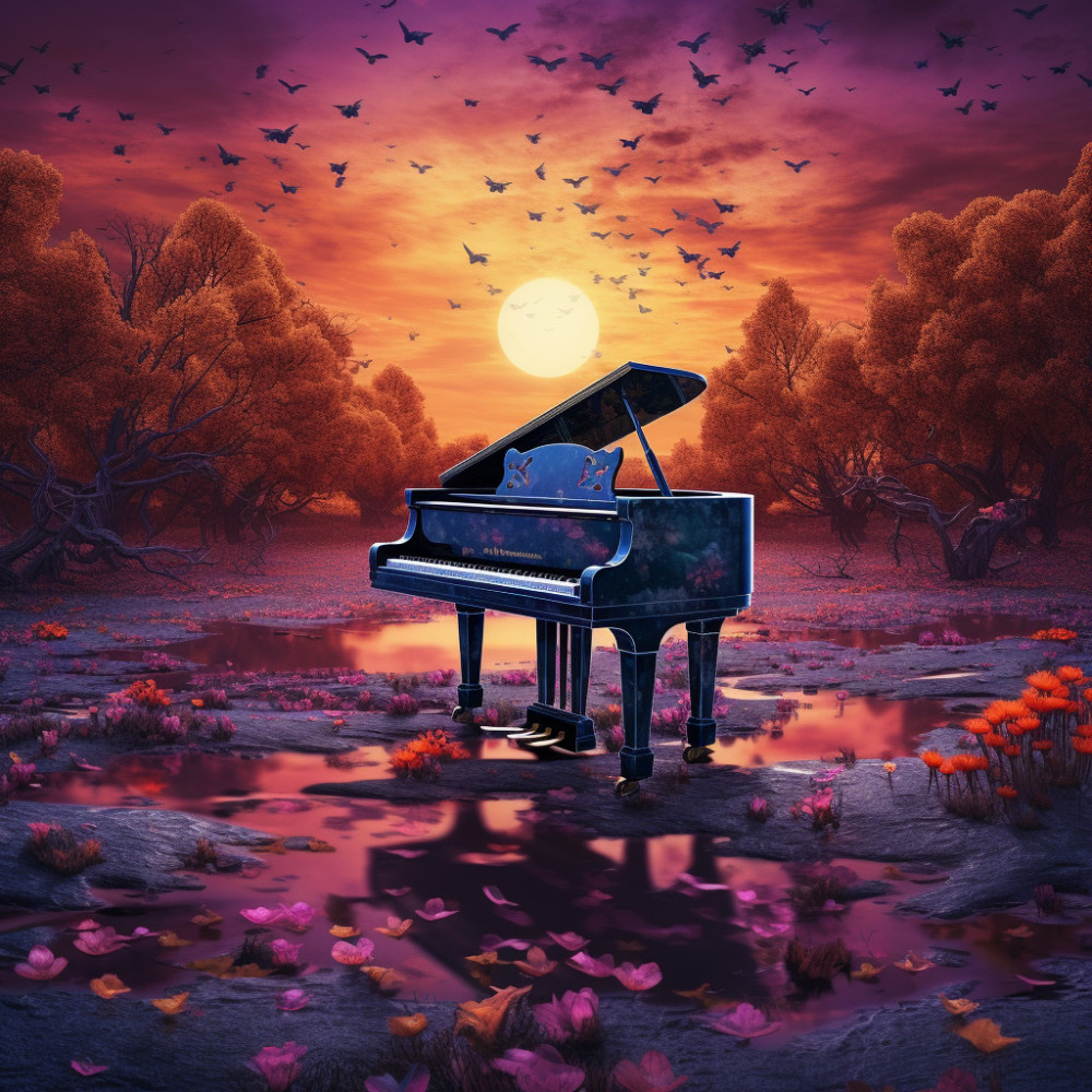 Magical Piano Dusk Harmony