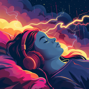 Night Thunder Lullaby: Music for Deep Sleep