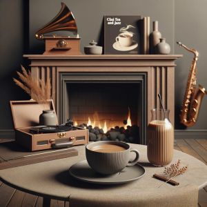 Album Chai Tea and Jazz (Cozy Fireside Serenades) from Calming Jazz Relax Academy