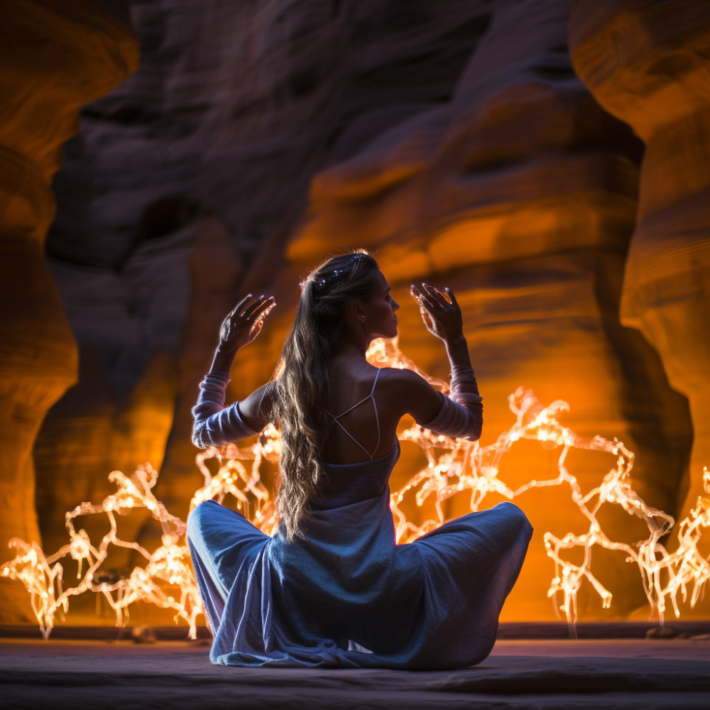 Serenity Yoga Night Sounds and Fire