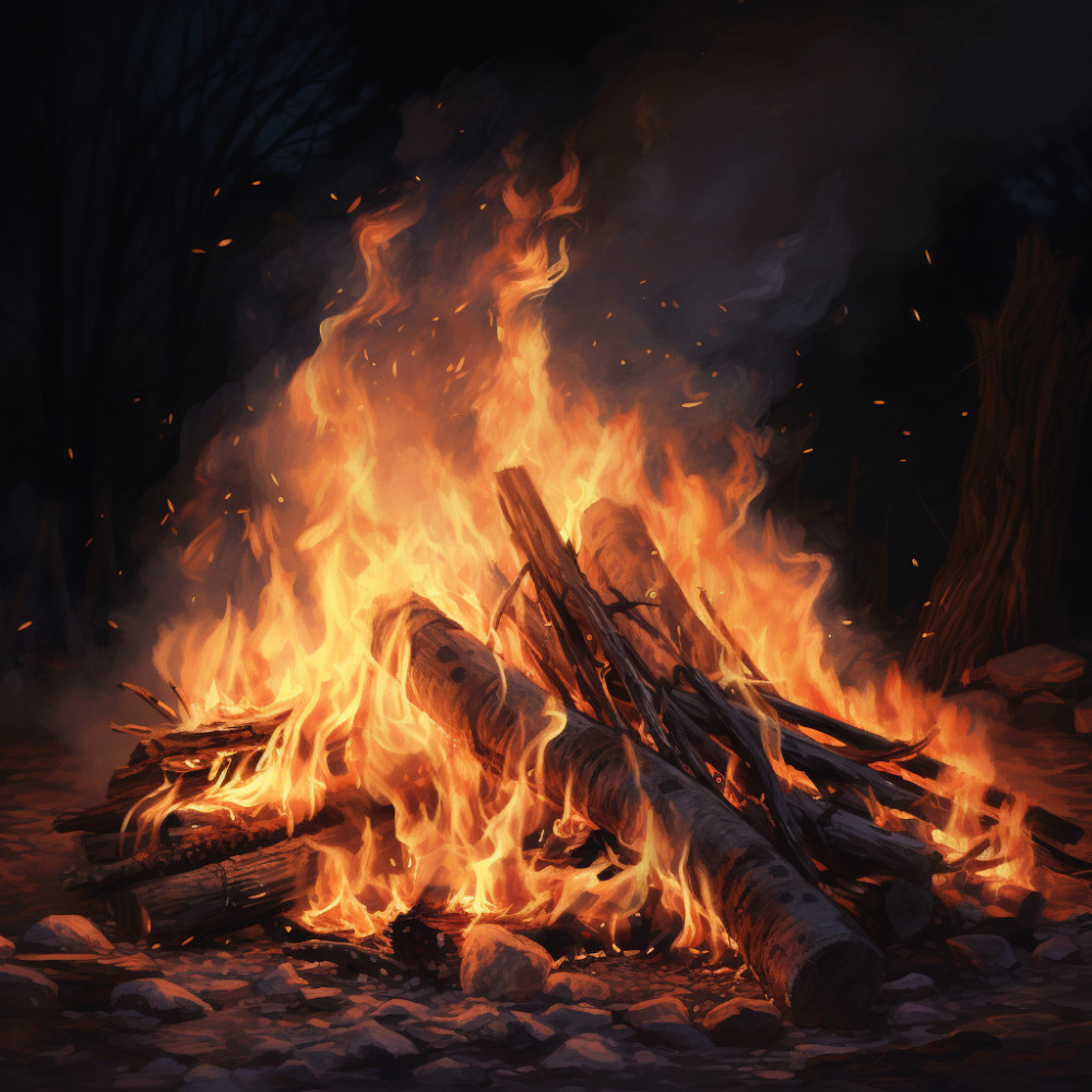Fire's Quiet Calm