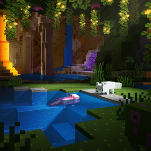 Album Minecraft Soothing Scenes: Glowing Cave from Minecraft