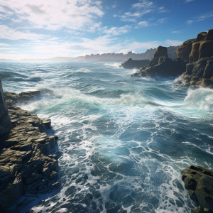Exam Study Nature Music Nature Sounds的專輯Ocean Study Tunes: Calming Sea Sounds
