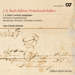 อัลบัม J. S. Bachs früheste Notenhandschriften ศิลปิน Jean-Claude Zehnder
