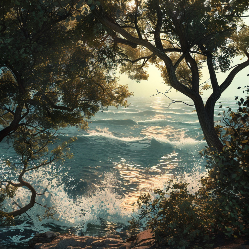 Ease in the Ocean's Serene Lap