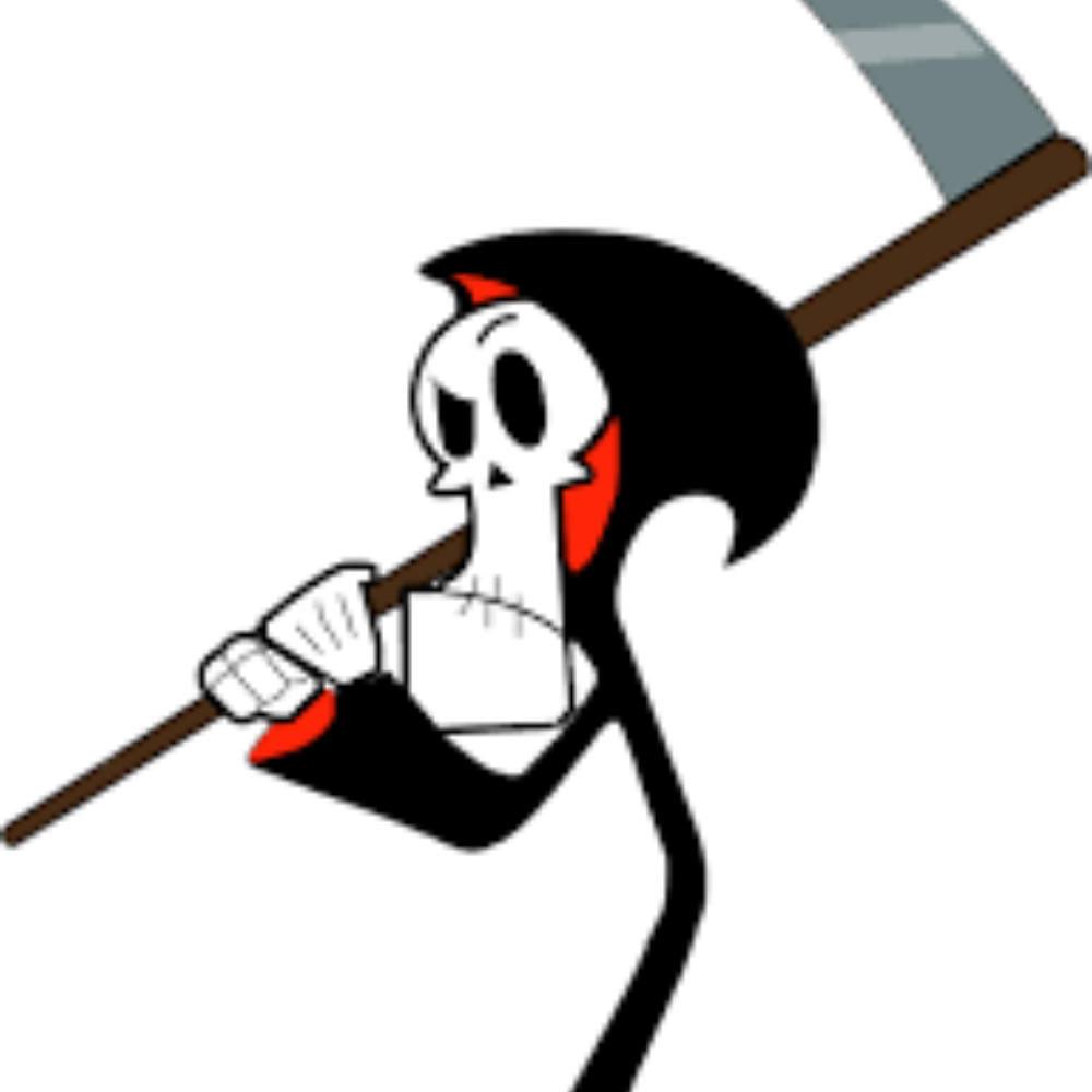 kms with a scythe