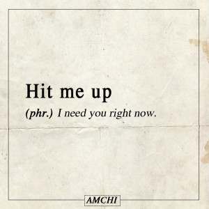 Album Hit Me Up from AMCHI
