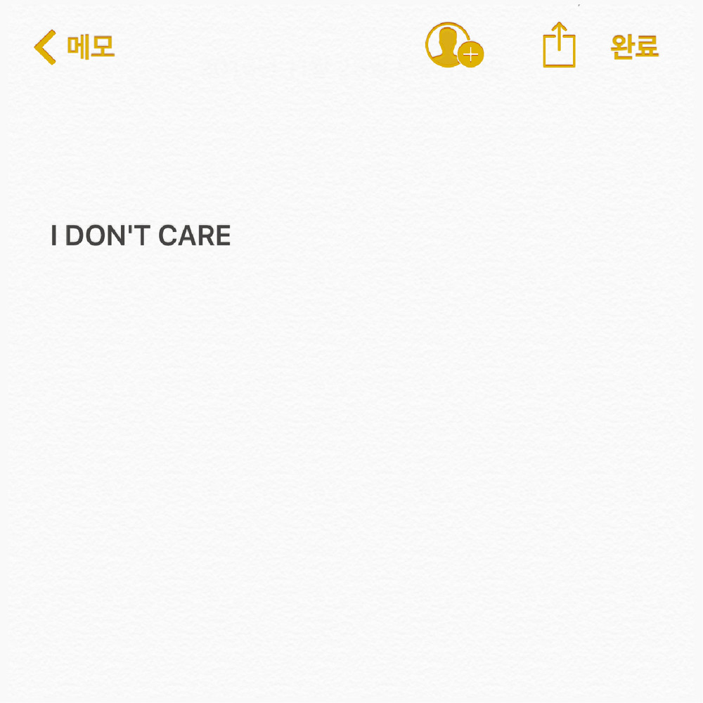 I Don't Care