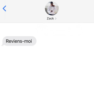 Dengarkan lagu Reviens-moi nyanyian Zack dengan lirik