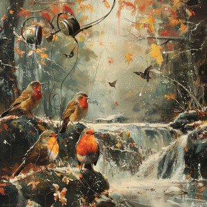 Pure Binaural Beats Study的專輯Binaural Birds Over Water: Creek’s Natural Orchestra - 92 96 Hz