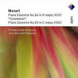 Jean-Bernard Pommier的專輯Mozart : Piano Concertos Nos 25 & 26, 'Coronation'  -  Apex