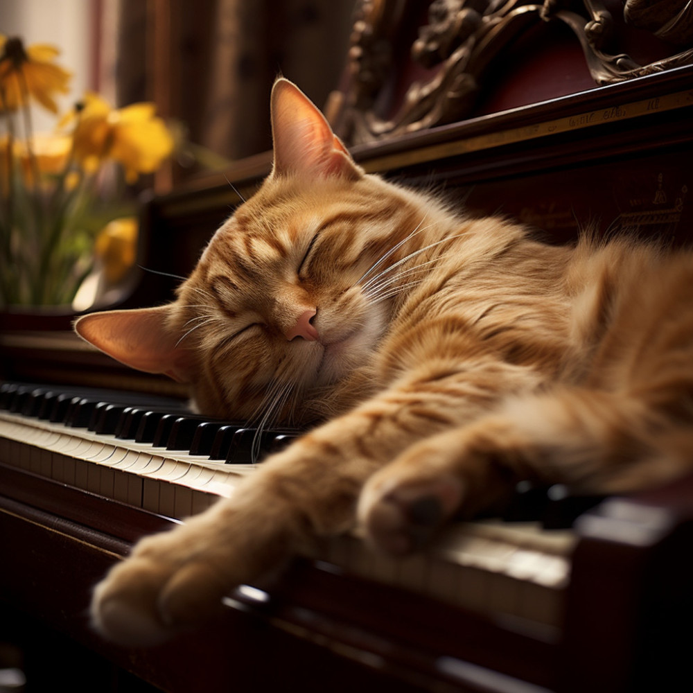 Gatos Tranquilos De Piano