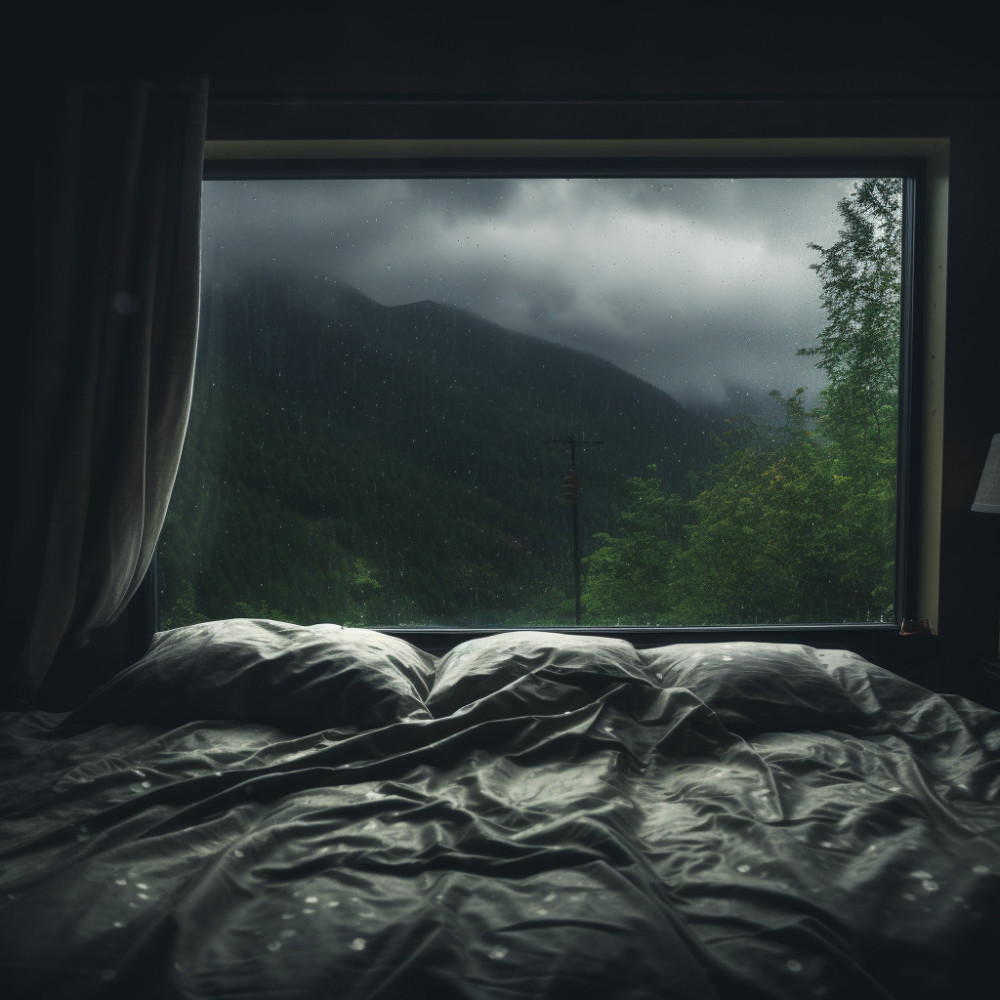 Calm Oasis in Rainy Afternoons