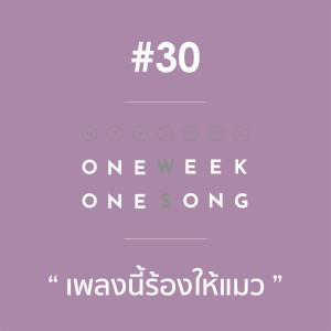อัลบัม เพลงที่ 30 (เพลงนี้ร้องให้แมว) - Single ศิลปิน One Week One Song