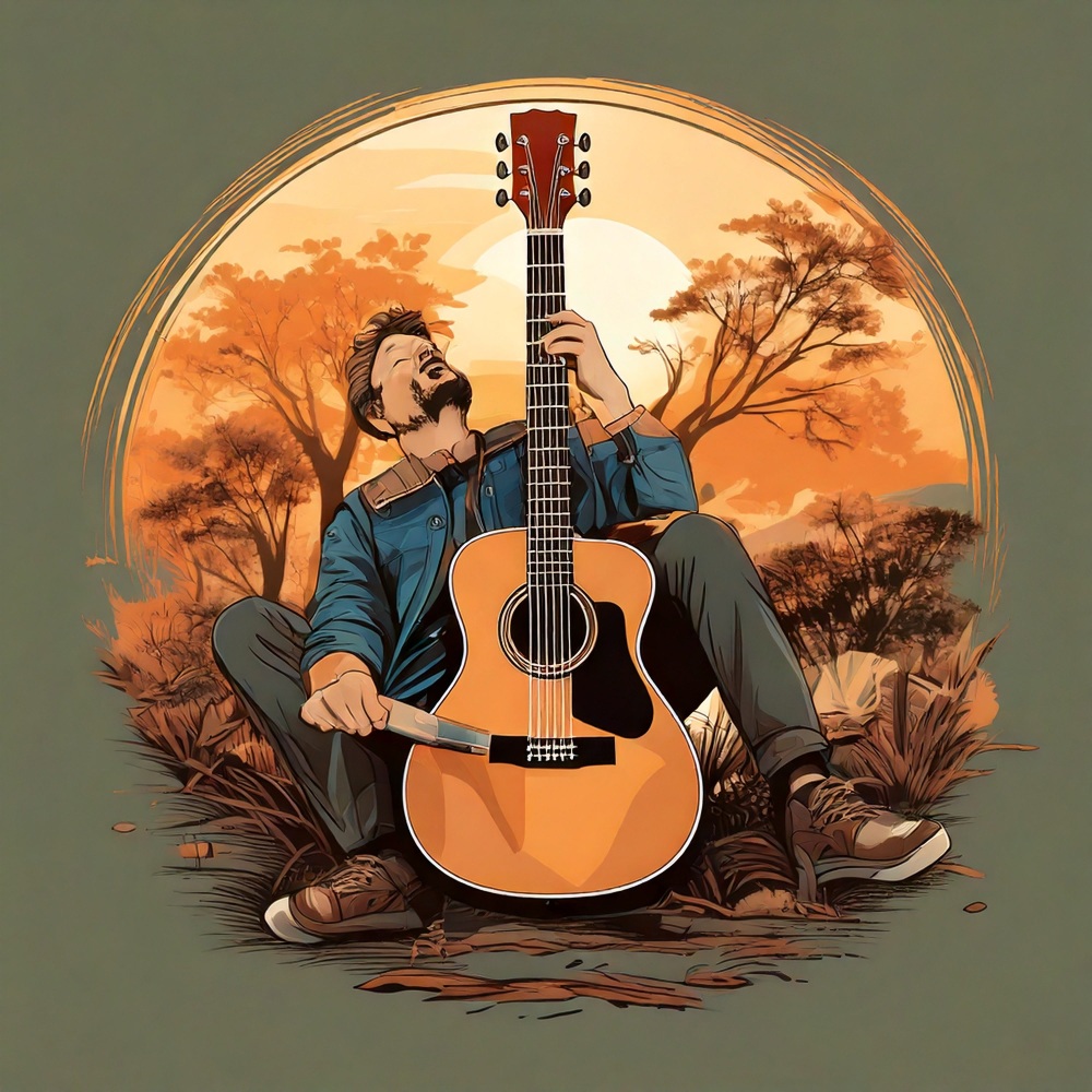 Guitar’s Soothing Energy