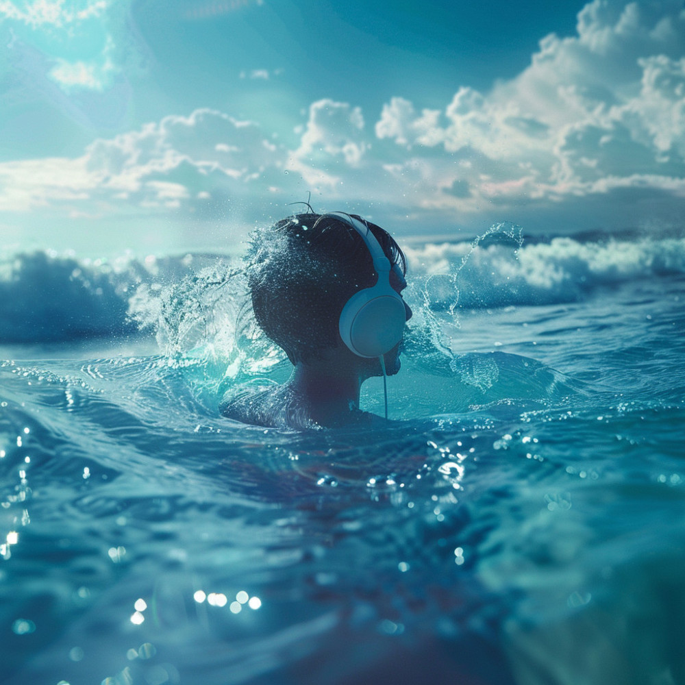 Ocean's Rhythmic Wave