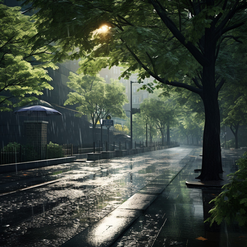 Embracing Rain's Calm Tunes