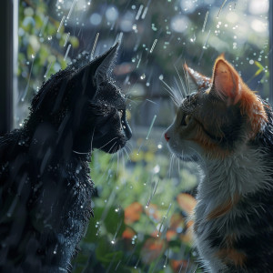 Cat Music的專輯Serene Binaural Rain Frequencies for Cats