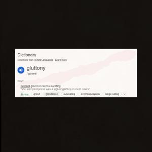 收聽JUCINDA的Gluttony歌詞歌曲