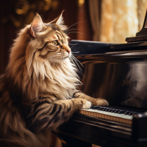 Piano Music的專輯Piano Whiskers: Cats Elegant Waltz