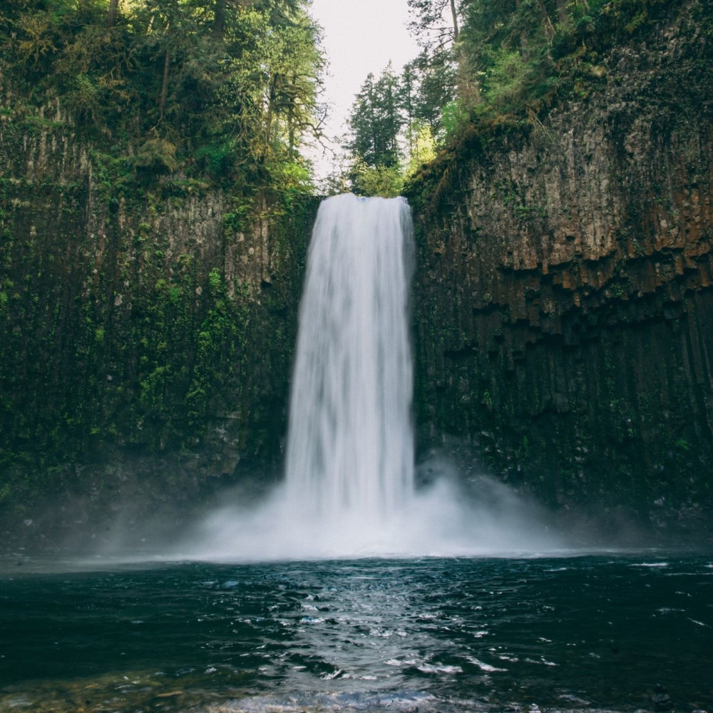 Cascading Waterfall Tranquility