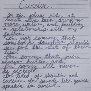 Listen to Cursive. (Explicit) song with lyrics from Doan
