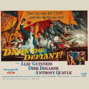 Listen to Damn The Defiant! Soundtrack Suite (Main Title/Unrest Among The Crew/Midnight On The Defiant/Meeting At Rochefort/The Mutineers/Aboard The Defiant/Crawford At Vizard's Deathbed/End Title) song with lyrics from Clifton Parker