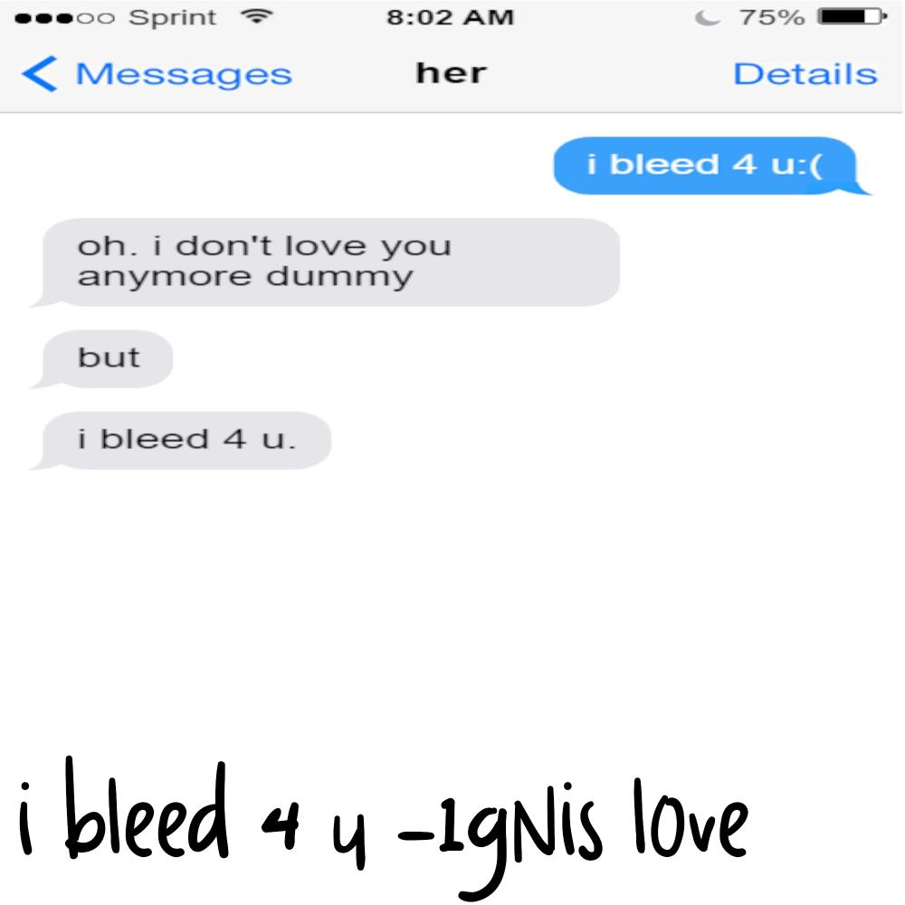i bleed 4 u (Explicit)