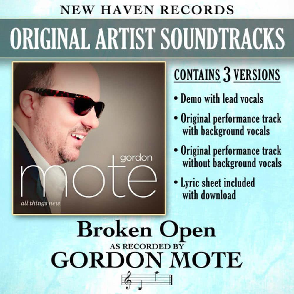 Broken Open (Performance Track Without Background Vocals)