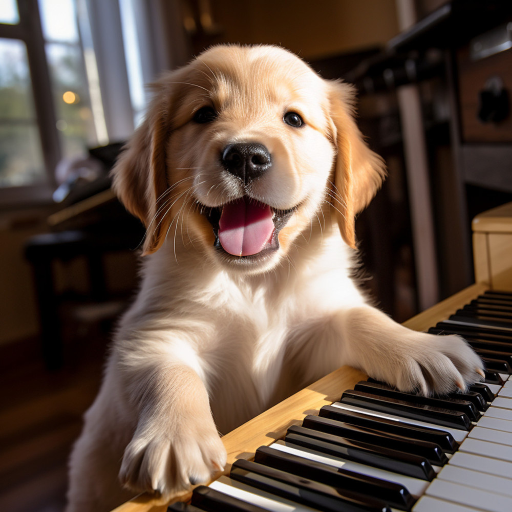 Energetic Romp Piano Riffs