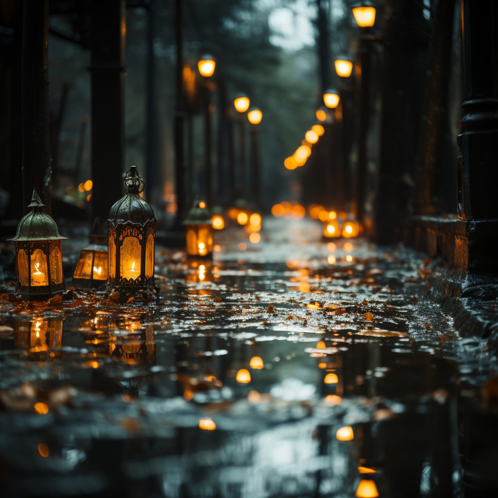 Serenidad Concentrada En Gotas De Lluvia