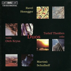 Album Ravel / Martinu / Honegger / Schulhoff: Duos for Violin and Cello from Oleh Krysa