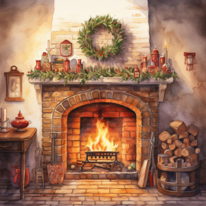 อัลบัม Cozy Christmas Carols: By the Fire ศิลปิน Christmas Fireplace Livestream