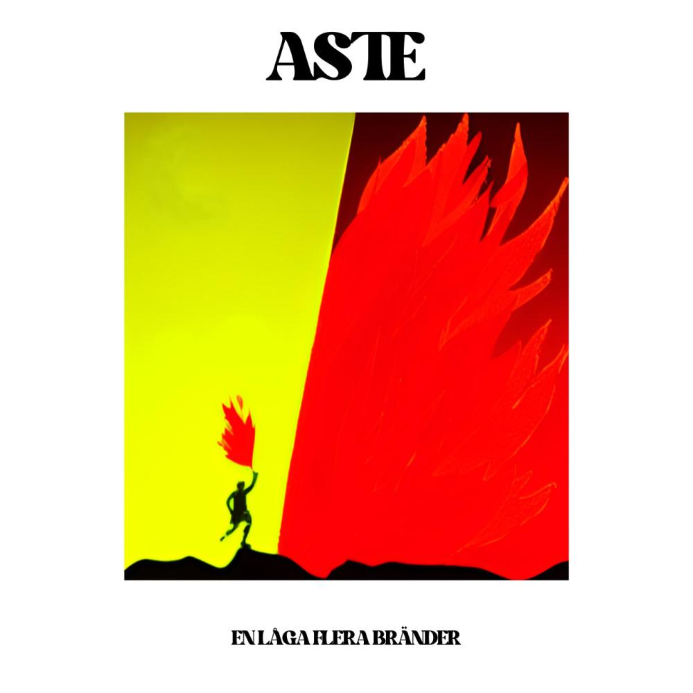 en låga, flera bränder