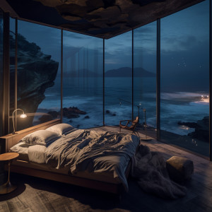 ASMR Insomnia Aid & Sounds for Sleep的專輯Ocean Slumber: Sleep Wave Serenity
