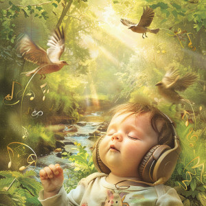 Plinki The Little Star的專輯Binaural Lullabies: Birds Singing for Baby Sleep - 92 96 Hz