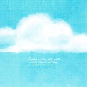 Album Inside a blue sky with white clouds rolling from 정효진