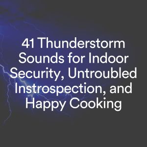 Album 41 Thunderstorm Sounds for Indoor Security, Untroubled Instrospection, and Happy Cooking oleh Rain Thunderstorms