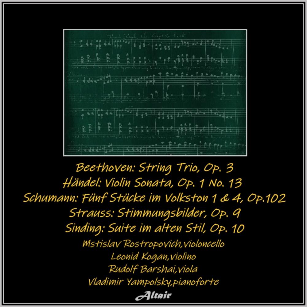 String Trio in E-Flat Major, OP. 3: VI. Finale - Allegro (Live)