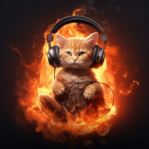 Relax My Cat的專輯Fire Gaze: Cats Relaxing Vibes
